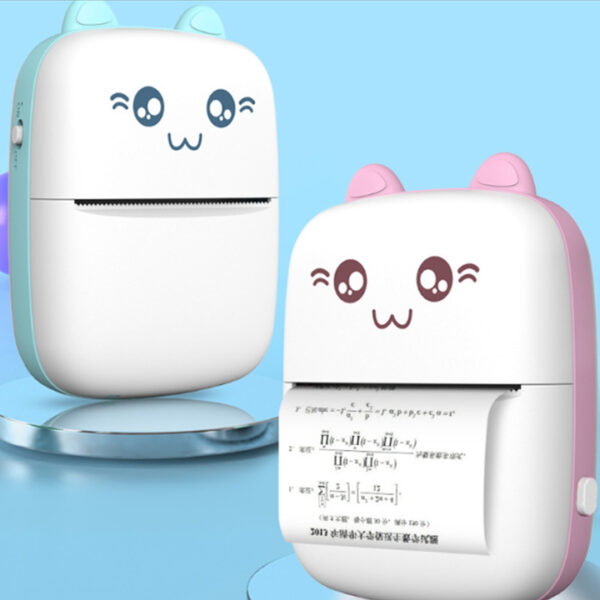 Cute Cat Micro Label Thermal Printer