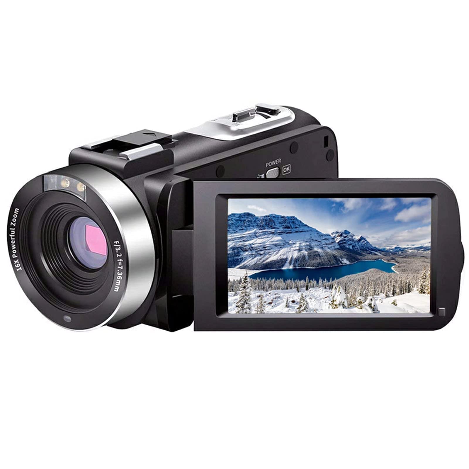 Video Camera Camcorder Full HD 1080P 30FPS 24.0 MP IR Night Vision Vlogging