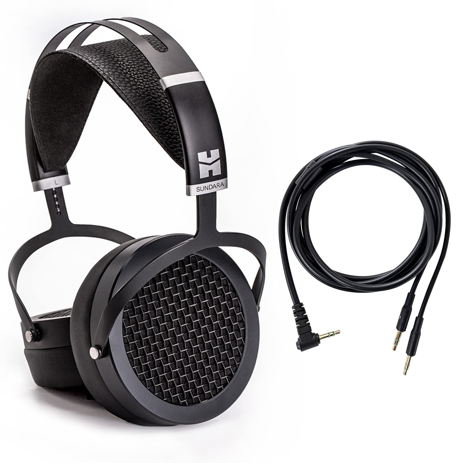 Hi-Fi Headphone with 3.5mm Connectors, Planar Magnetic, Comfortable Fit with Updated Earpads-Black